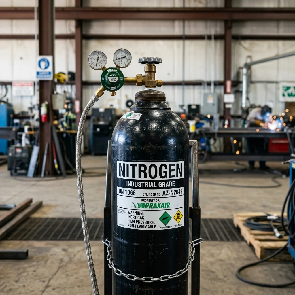 Nitrogen gas cylinder for industrial inerting, purging and food packaging in Sri Lanka â€” Gass.lk